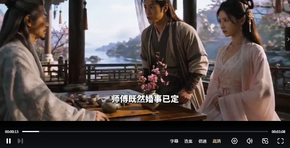 《重生之我救郭靖》HD未删减版动漫短剧资源下载-郭靖私会黄蓉被黄药师抓包剧情-金庸迷热议黄果AI短剧-百度夸克网盘分享