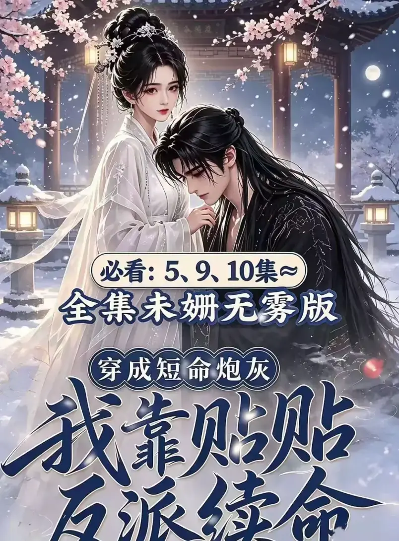 AI漫剧《穿成短命炮灰我靠贴贴反派续命》未删减高清全集免费看-穿书超甜爽剧无广告在线追剧-网盘资源播放
