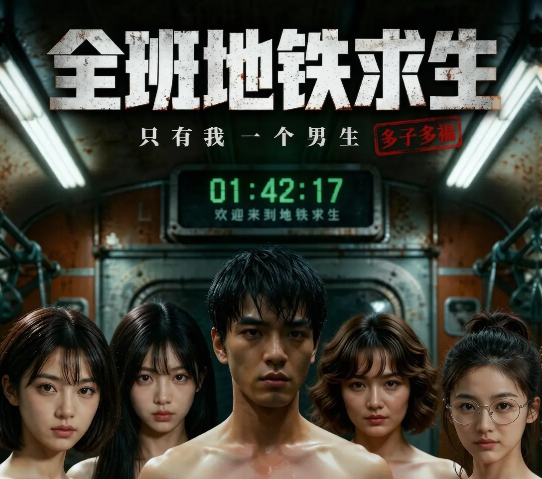 黄果AI短剧《全班地铁求生，只有我一个男生》末日生存题材神作-全集超高清1080P未删减-全班地铁求生免费在线流畅观看