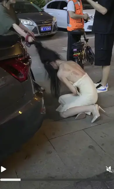 《白裙女子被抓头发跳河》事件始末全记录-湘E车牌白裙女子被揪头发跳河后续-《白裙女子被抓头发跳河》1080P高清免费在线看