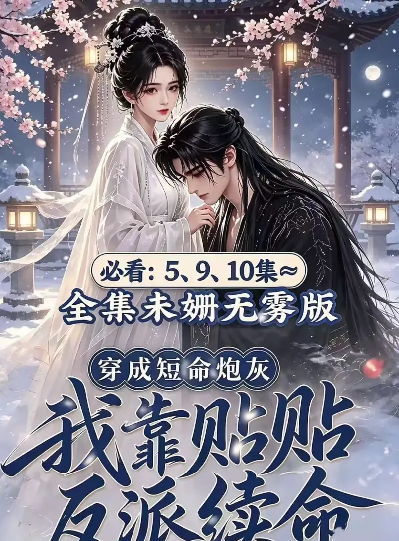AI漫剧黄果版《穿成短命炮灰，我靠贴贴反派续命》无雾去雾最新完整全集-穿书炮灰抱对腿续命-全集免费在线观看-百度迅雷网盘高清分享